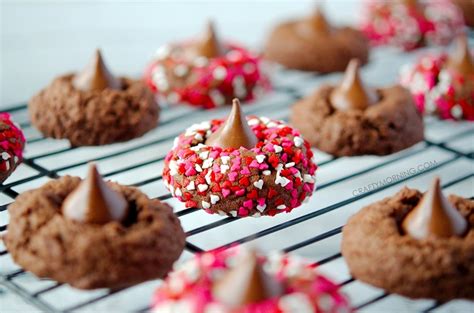 Valentine Thumbprint Kiss Cookies Recipe Crafty Morning