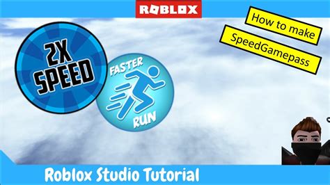 Roblox Studio Tutorial How To Make A Speed Gamepass 2021 Youtube