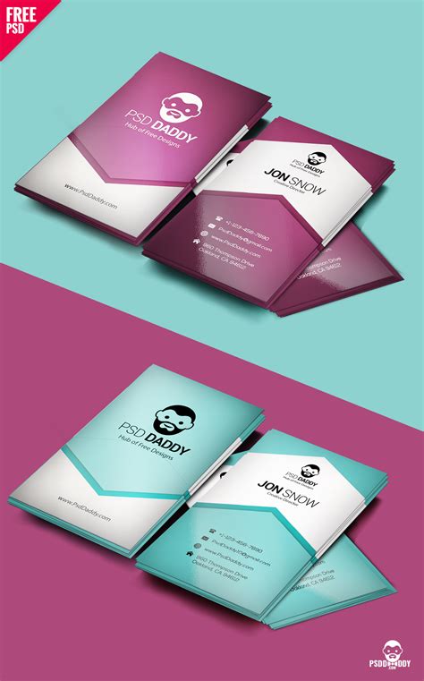 Vistabizz is free app for visiting cards; DownloadCreative Business Card PSD Free | PsdDaddy.com