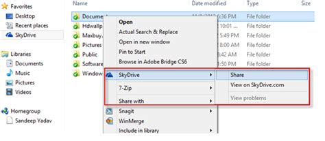 How To Sync And Share File And Folder With Skydrive