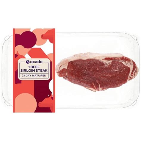Ocado 1 Beef Sirloin Steak 225g Compare Prices And Where To Buy