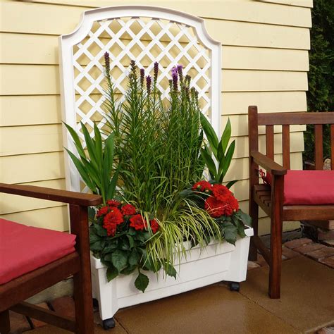 4 out of 5 stars with 1 ratings. KHW 1 Calypso Planter with Trellis