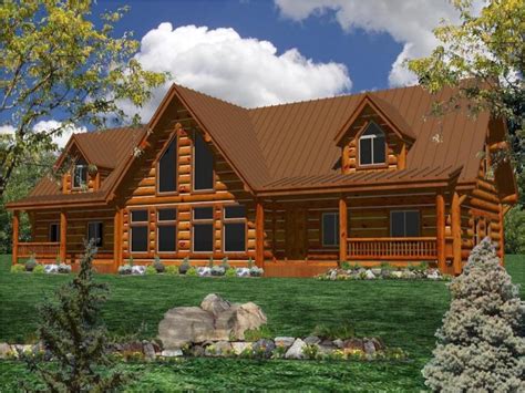 Ranch Style Log Home Plans One Story Log Home Plans One Story Ranch