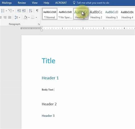 What Are Microsoft Word Styles