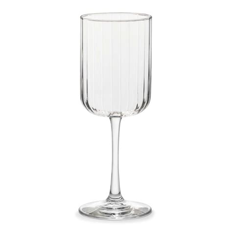 Libbey Paneled All Purpose Wine Glasses 135 Ounce Set Of 4 Libbey Shop