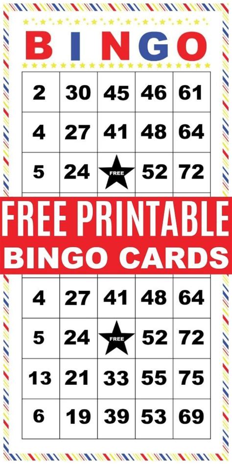 Bingo baker allows you to print 1, 2 or 4 cards per page. Printable Bingo Cards | Free bingo cards, Bingo cards printable, Free printable bingo cards