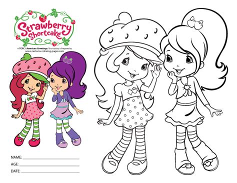 Listening to cherry jam and strawberry shortcake's berry sweet singing voices is music to our ears! Mewarnai Gambar Strawberry Shortcake | Mewarnai cerita ...