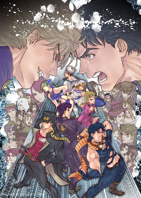 Jojo No Kimyou Na Bouken Jojos Bizarre Adventure Araki Hirohiko Mobile Wallpaper By