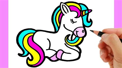 Dibujos Faciles De Unicornios Como Dibujar Un Unicornio Colorear My Xxx Hot Girl