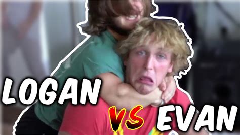 Everytime Logan Paul And Evan Fightall The Epic Fight Compilation