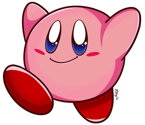 Kirby By Mitzy Chan Kirby Drawing Games Fan Art