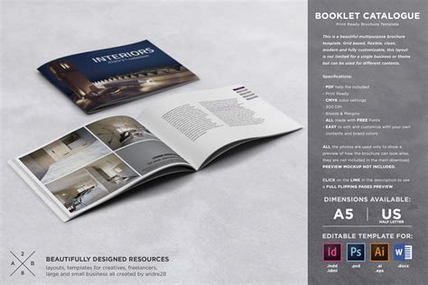 Booklet Catalogue Template ~ Brochure Templates ~ Creative Market