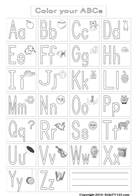 Lowercase Alphabet Coloring Pages Printable - Coloring Page Blog
