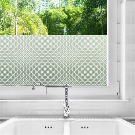 Privacy Window Film Custom Size Window Decal Waterproof Bathroom