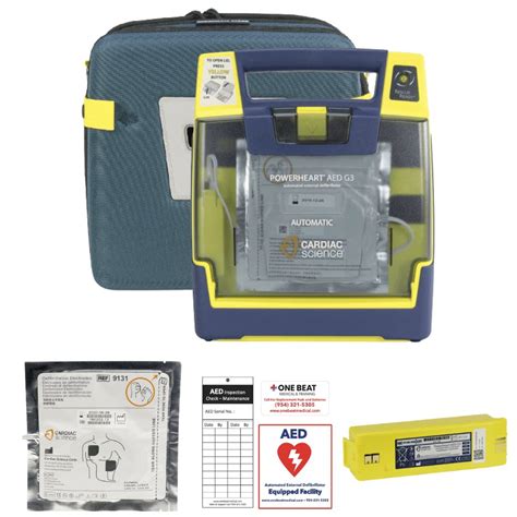 Recertified Cardiac Science Powerheart G3 Portable Aed Defibrillator