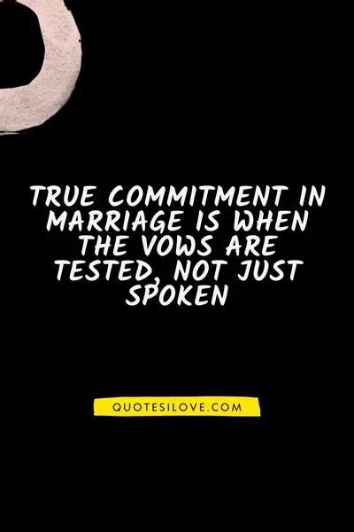 Commitment In Marriage Quotes Quotes I Love