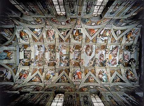 Die sixtinische kapelle ist eine kapelle im päpstlichen palast im vatikan, der offiziellen residenz des papstes. Decke der Sixtinischen Kapelle - Michelangelo Buonarotti