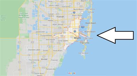 Miami Map And Map Of Miami Miami On Map Where Is Map