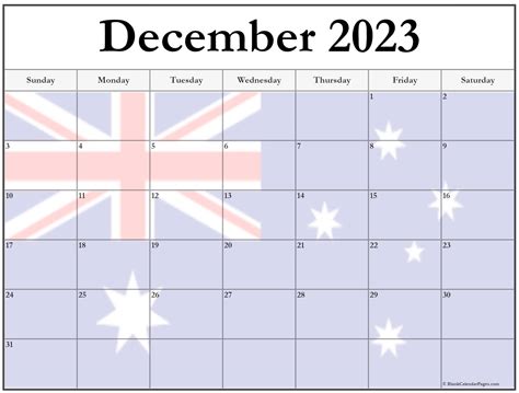 2023 Australia Calendar With Holidays Australia Calendar 2023 Free