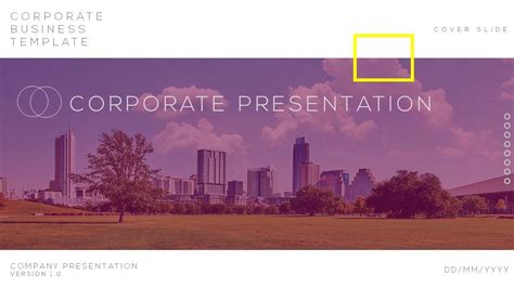 How To Create An Impressive Cover Slide For Corporate Presentation In