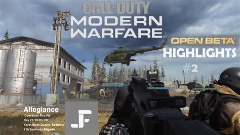 Call Of Duty Modern Warfare Beta Highlights 2 Youtube