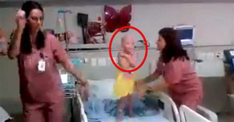 Look What These Nurses Were Caught Doing With Their Tiny Cancer Patient