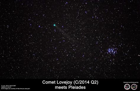 Comet Lovejoy C2014 Q2 Meets Pleiades 21 Jan 2015 00 Flickr
