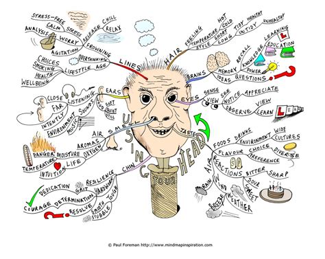 Using Your Head Mind Map Art