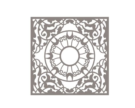 Download Vector Mandala DXF File Free Download - 3axis.co