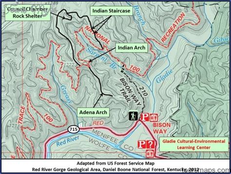 Red River Gorge Topo Map Archives