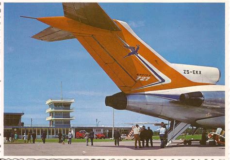 East London Ben Schoeman Airport Els Postcard View Circa 1960s