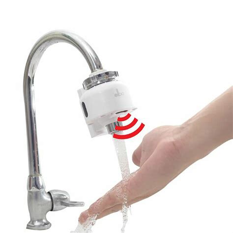 In addition, to keep the faucet cleaner, they're also easy to turn on when your hands are full or dirty, keeping your and other family members from getting. Automatic Sensors Faucet Dual Touchless Bathroom Kitchen ...