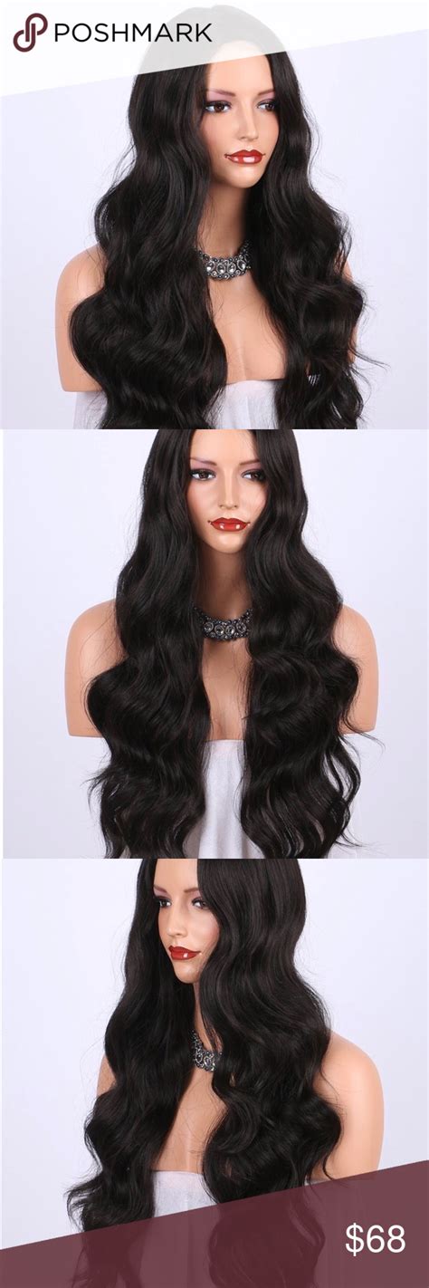 Nita 24” 2 Side Part Wavy Synthetic Wig Nwt Wigs Synthetic Wigs