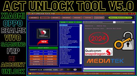 Act Unlock Tool V Free For All Updated Full Version Mediatek Qualcomm Soc Support Add