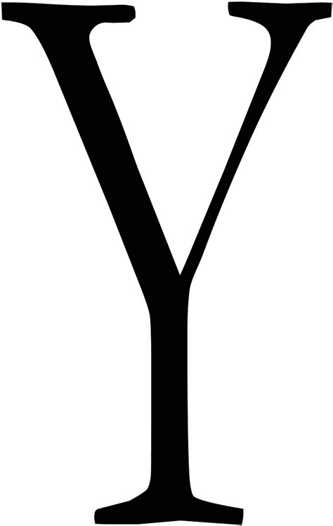 Letter Y Alphabet Typography Png Image Gambar Y Clipart Full Size