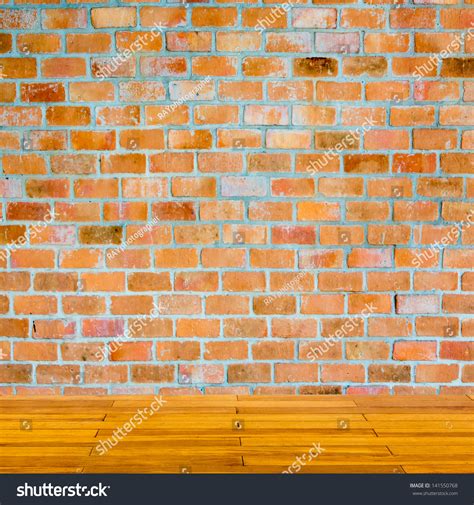 Brick Wall Wood Floor Texture Interior Stock Photo 141550768 Shutterstock