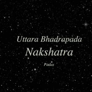 Nakshatra nadi, a popular astrology live tv program by dr. Uttara Bhadrapada implies "the beautiful left foot" or ...