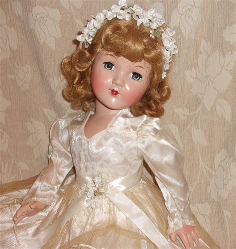 27 Honey Portrait Doll Effanbee Composition 1940 S Stunning Beauty Bride Bride Beauty Bride