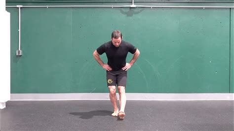 Tibial Nerve Glide Standing With Pelvic Tilts Youtube