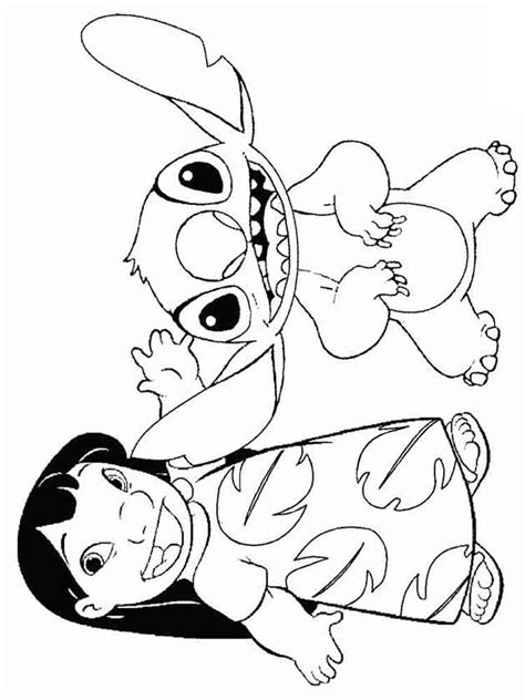 Kawaii Stitch Coloring Pages Lilo And Stitch Disney Coloring Book