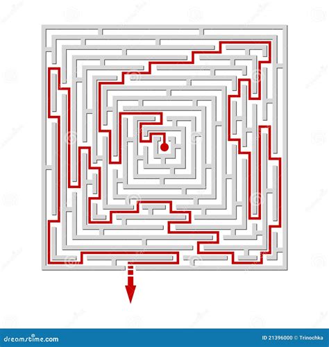 Labyrinthmaze Stock Vector Illustration Of Isolated 21396000