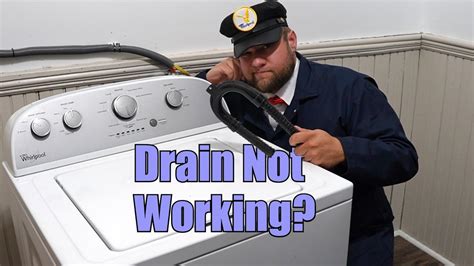 Whirlpool Washer Won T Drain How To Drain The Washer Diagnose And