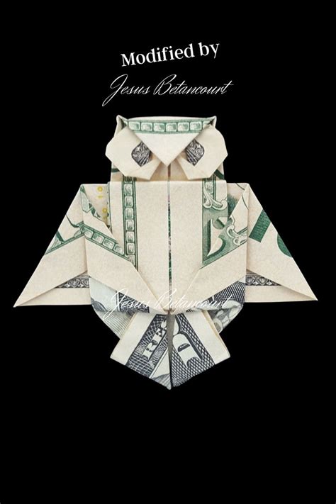 Money Origami Owl In 2021 Dollar Bill Origami Money Origami 10