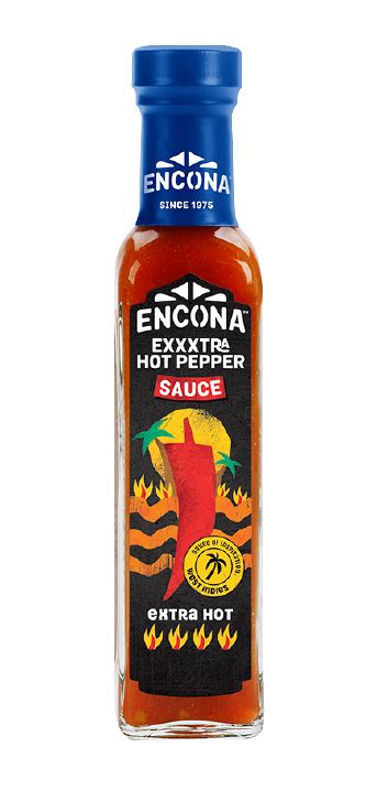 Encona Exxxtra Hot Pepper Extra Hot Sauce 142ml