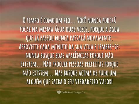 Reflexão Sobre O Tempo é A Vida