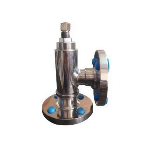 Stainless Steel Ss 304 Angle Safety Valves Screwed For Industrial At