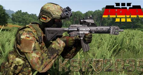 2035 年風ドイツ特殊部隊を追加する Arma 3 用 Ksk 2035 アドオンが V150 へ 弱者の日記 Arma 3