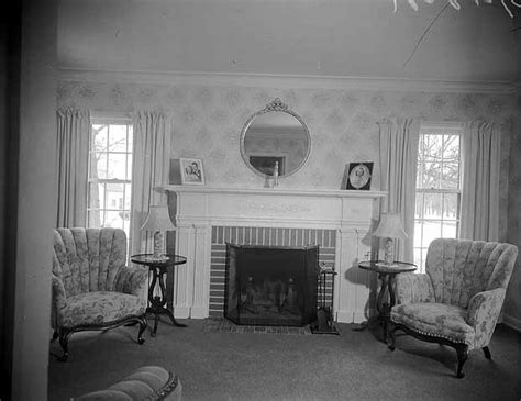 The buffet, table legs, chair legs, and backs of the chairs are deeply carved. Time Machine to the Twenties: 1940s Living and Dining Room ...