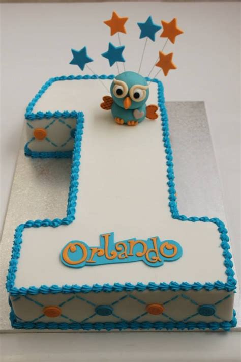 1st Number Birthday Cake - 1st Birthday Ideas