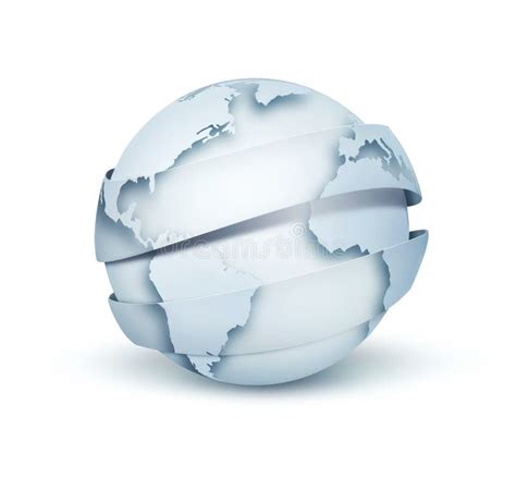 Light Blue Globe Stock Illustration Illustration Of Icon 31365763